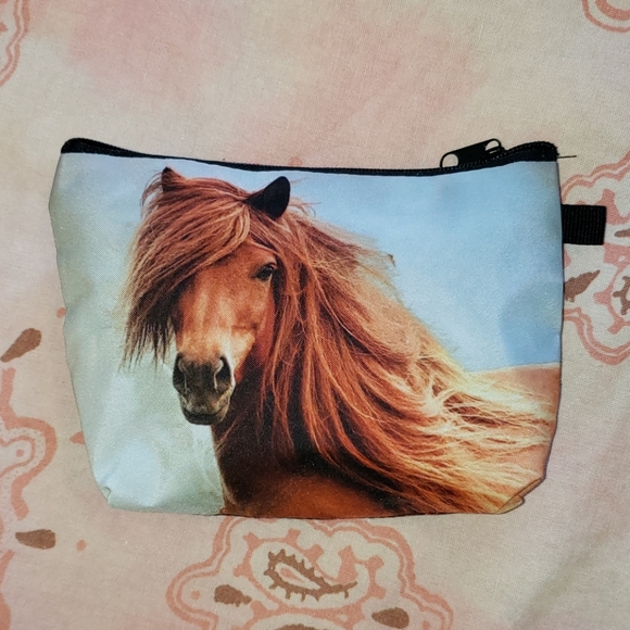 Horse Cosmetic Bag. Western. Country. Ranch. Farm - Picture 10 of 10